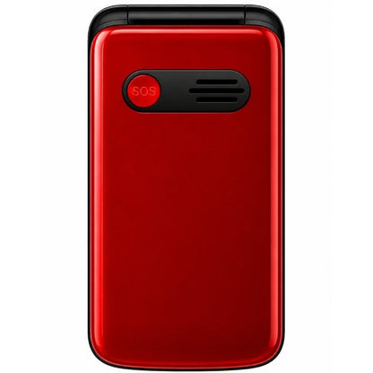 Teléfono Móvil Qubo X-247RDC 4G para Personas Mayores/ Rojo