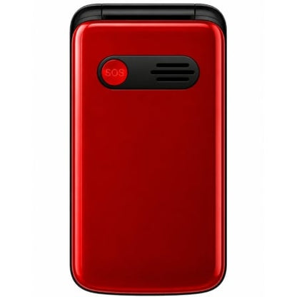 Teléfono Móvil Qubo X-247RDC 4G para Personas Mayores/ Rojo