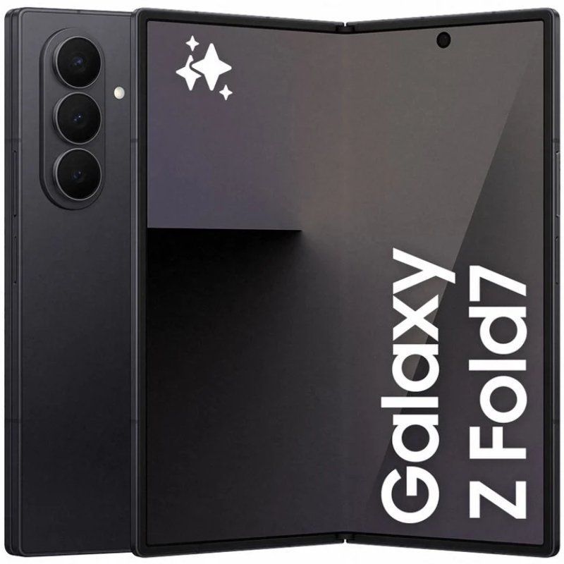 Smartphone Samsung Galaxy Z Fold7 12GB/ 512GB/ 8"/ 5G/ Negro Oscuro