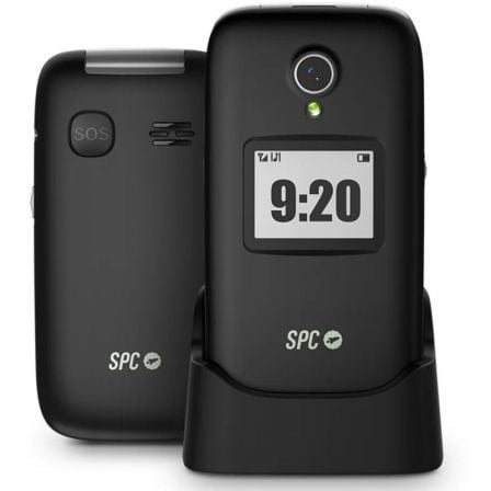 Teléfono Móvil SPC Polaris para Personas Mayores/ 4G/ Negro