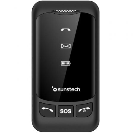 Teléfono Móvil Sunstech CELT25BK para Personas Mayores/ Negro