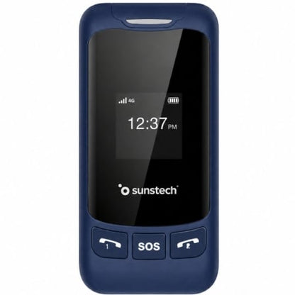 Teléfono Móvil Sunstech CELT26 para Personas Mayores/ Azul