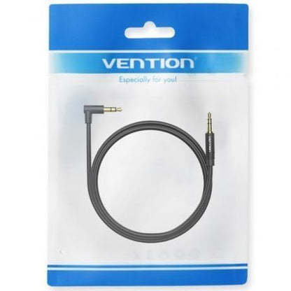 Cable estéreo vention bakbf-t/ jack 3.5 macho - jack 3.5 macho/ 1m/ negro