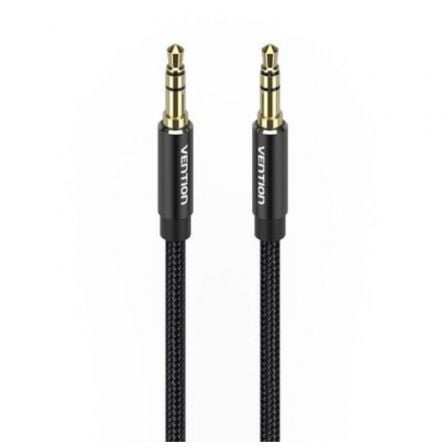 Cable estéreo vention bawbg/ jack 3.5 macho - jack 3.5 macho/ 1.5m/ negro