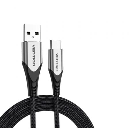 Cable usb 2.0 tipo-c vention codhf/ usb macho - usb tipo-c macho/ 480mbps/ 1m/ gris