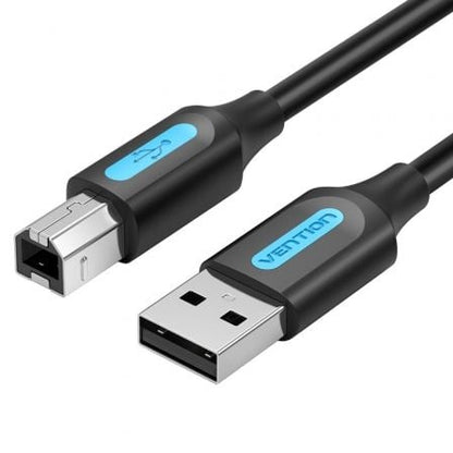 Cable usb 2.0 impresora vention coqbf/ usb tipo-b macho - usb macho/ 480mbps/ 1m/ negro