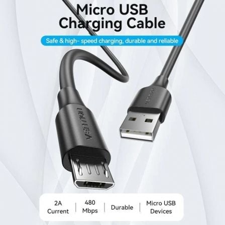Cable usb 2.0 vention ctibf/ usb macho - microusb macho/ 480mbps/ 1m/ negro