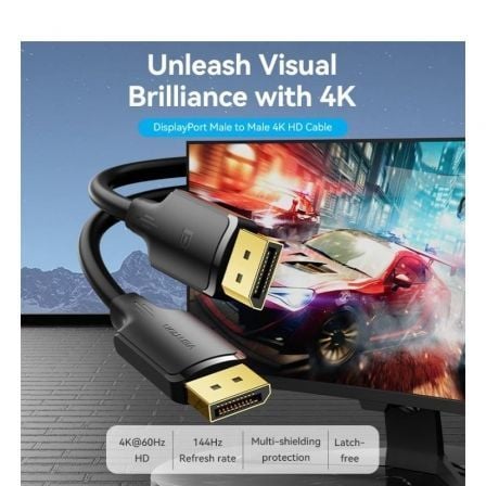 Cable displayport vention hakbf/ displayport macho - displayport 4k macho/ 1m/ negro