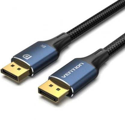 Cable displayport 1.4 8k vention hcelf/ displayport macho - displayport 8k macho/ 1m/ azul