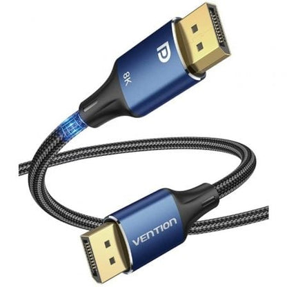 Cable displayport 1.4 8k vention hcelh/ displayport macho - displayport macho/ 2m/ azul