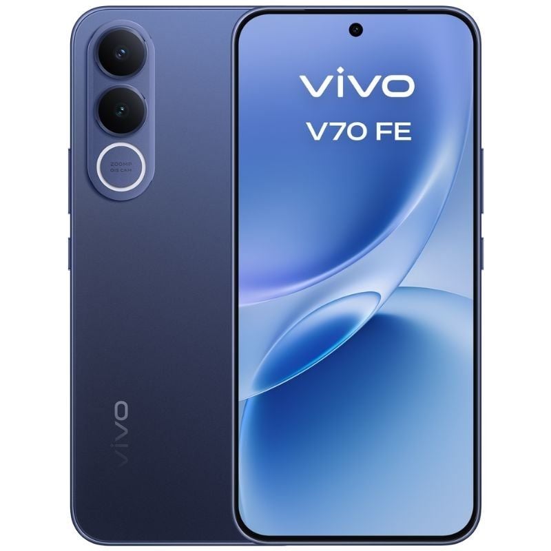 Smartphone Vivo V70 FE 8GB/ 256GB/ 6.83"/ 5G/ Azul/ Incluye Cargador + Auriculares