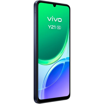 Smartphone Vivo Y21 4GB/ 256GB/ 6.74"/ 5G/ Negro/ Incluye Cargador + Auriculares