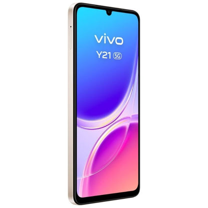 Smartphone Vivo Y21 4GB/ 256GB/ 6.74"/ 5G/ Oro/ Incluye Cargador + Auriculares