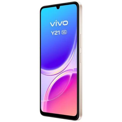 Smartphone Vivo Y21 4GB/ 256GB/ 6.74"/ 5G/ Oro/ Incluye Cargador + Auriculares
