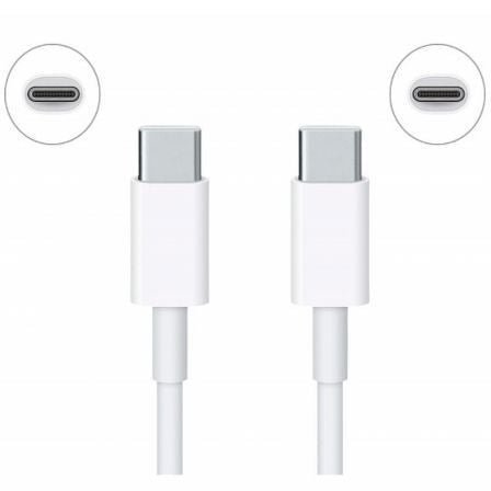Cable usb 2.0 tipo c xiaomi sjv4108gl/ usb tipo-c macho - usb tipo-c macho/ 1.5m/ blanco
