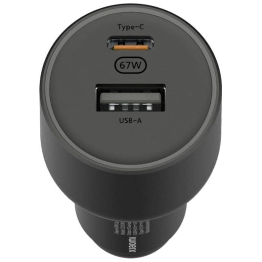 Cargador de Coche Xiaomi 67W USB-A Tipo-C/ 1xUSB-A/ 1xUSB Tipo-C/ 67W