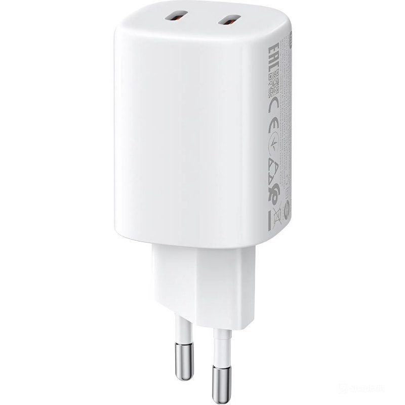 Cargador de Pared Xiaomi 45W Nano Turbo Charging Power Adapter/ 2xUSB Tipo-C/ 45W