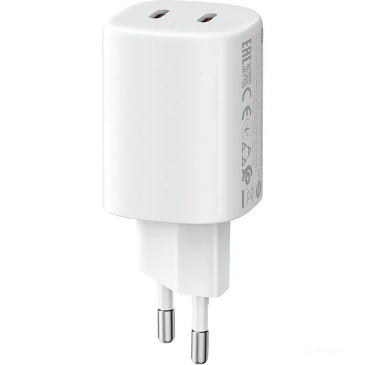 Cargador de Pared Xiaomi 45W Nano Turbo Charging Power Adapter/ 2xUSB Tipo-C/ 45W