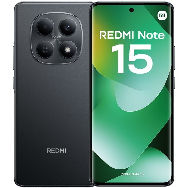Smartphone Xiaomi Redmi Note 15 6GB/ 128GB/ 6.77"/ Negro