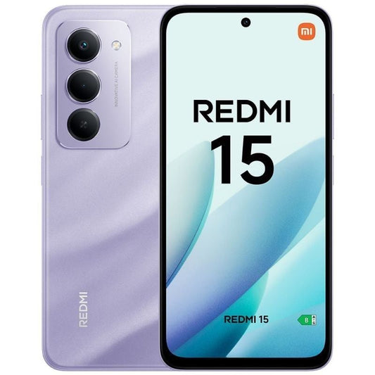 Smartphone Xiaomi Redmi 15 6GB/ 128GB/ 6.9"/ Púrpura