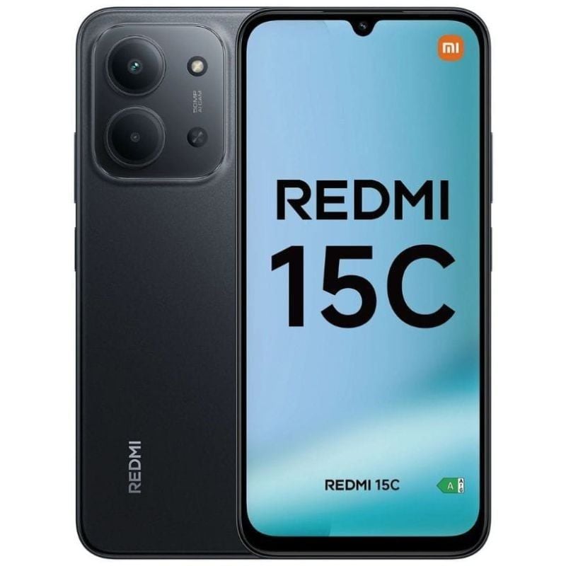 Smartphone Xiaomi Redmi 15C 4GB/ 128GB/ 6.9"/ Negro